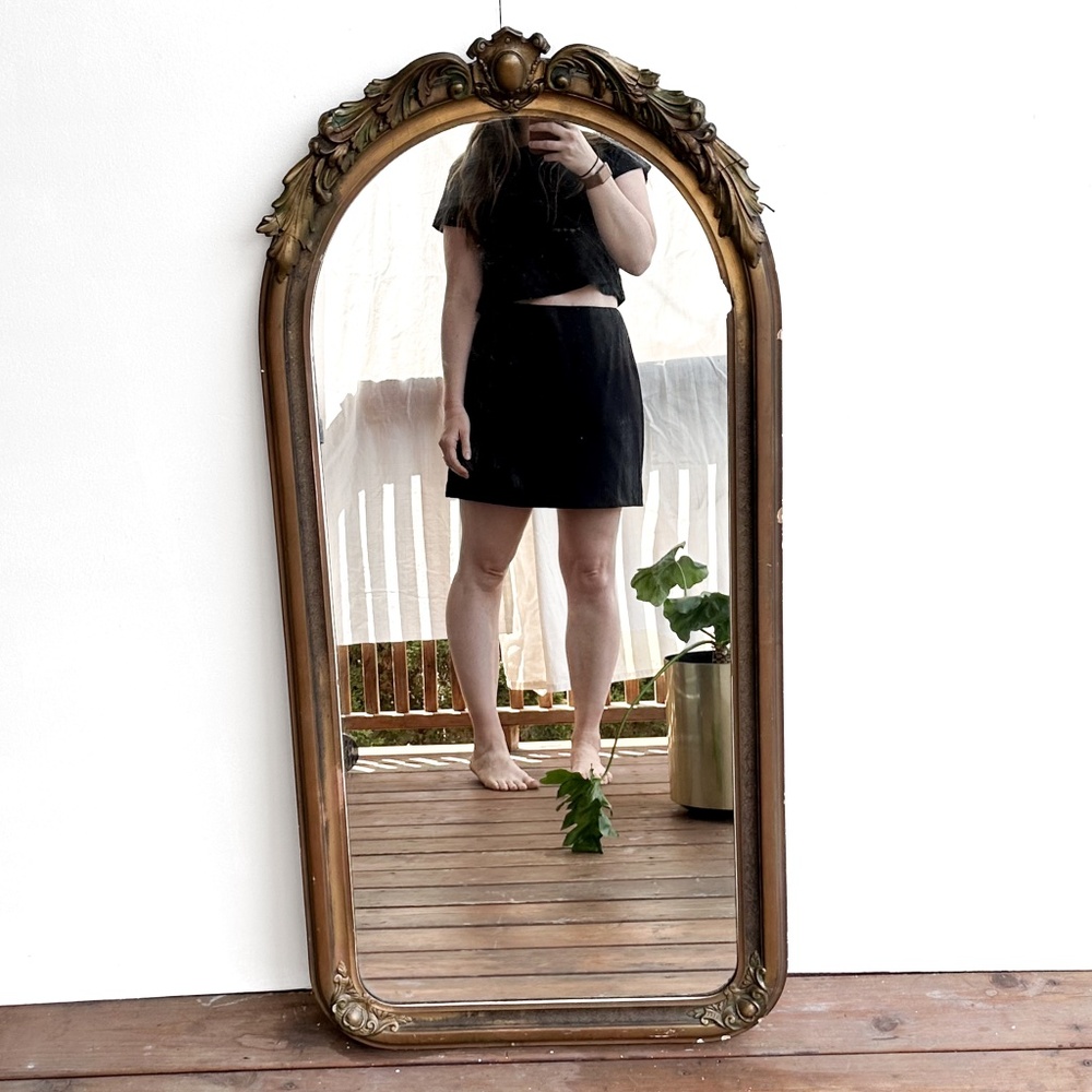 Vintage 90's Esprit Des Corp Mini‎ Black Skirt - size 11/12